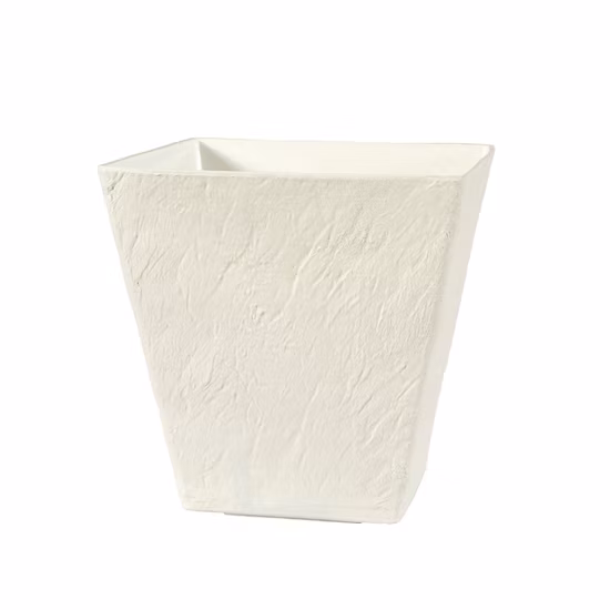 Schwerer Blumentopf aus Kunststoff mit Steinmuster (KD4922-KD4923)