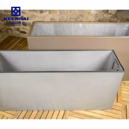 Rectangle Outdoor Stainless Steel Planter Pot for Garden Park