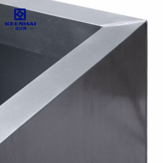 Rectangle Outdoor Stainless Steel Planter Pot for Garden Park