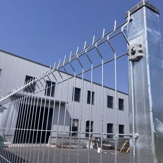 Aofu Wiremesh Temporary Yard Fence Wholesaler Strong Ability Withstand Pressure Galvanized Dipped Temporary Fence China 3D Curved Triangle Panel Fence
