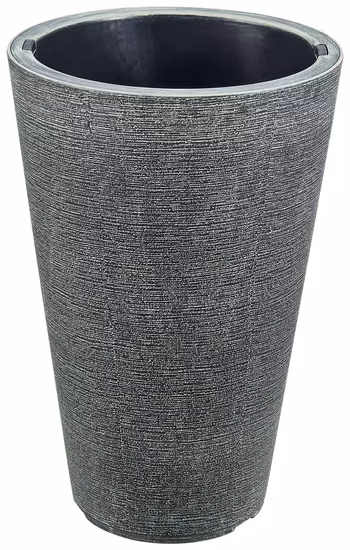 Hoher runder Blumentopf aus Kunststoff für Zuhause (KD9951-KD9954)