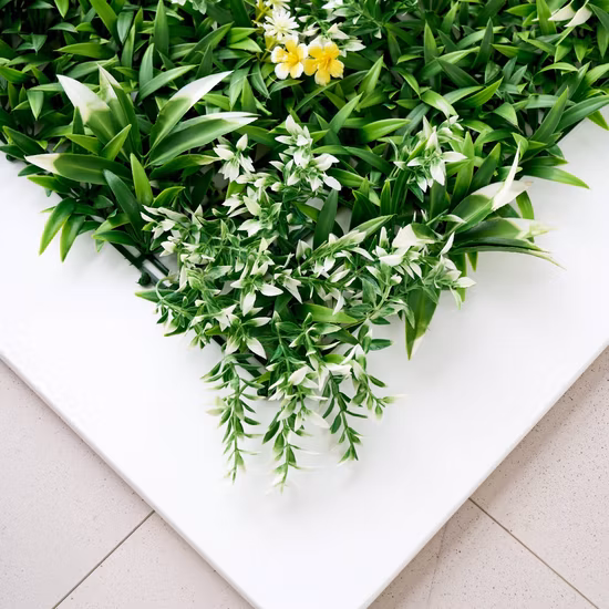 Großhandel, hochwertiger, heißer Verkauf, umweltfreundlicher WPC-Kunststoff-Blumentopf mit vertikalen Streifen, Garten-Pflanzgefäß, Blumentopf für drinnen und draußen, zum Herstellerpreis