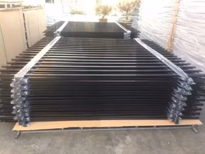 Herkules-Zaun aus gepresstem Speer aus Aluminium/verzinktem Stahl für Sicherheit/Hof/Haus/Schule/Fabrik/Garten/Rasen/Brücke/Grenze1
