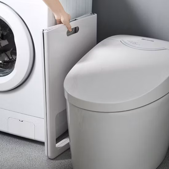 Aufbewahrungskorb für Badezimmer mit mehreren Szenen zum Aufhängen von Wandaufklebern, Kleinigkeiten, lochfrei, faltbarer Korb für schmutzige Kleidung